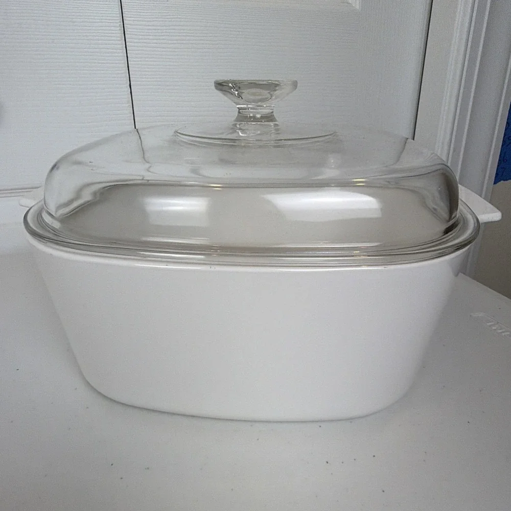 COOKMATES by Corning 5 Quart Covered Casserole KA-DO-5 With Pyrex Lid A12C